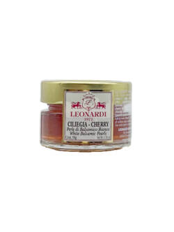 Leonardi weißer Balsamico Perlen mit Kirschengeschmack