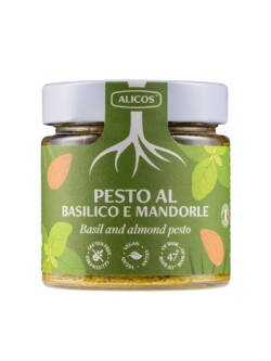 Alicos Mandel-Basilikum-Pesto aus Sizilien